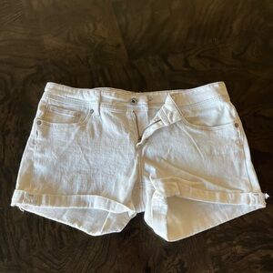 Levi's Women's Cream Jean Shorts